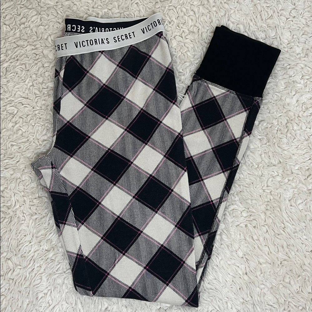 Victoria's Secret Pajamas Joggers Plaid Size Small Loungewear Comfy Casual